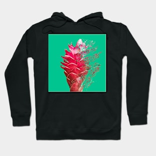 Tropical ginger flower dispersal Hoodie